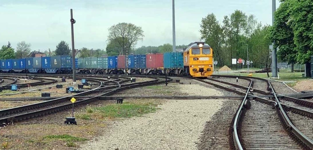 Pierwszy pociąg towarowy wrócił na Litwę z Ukrainy przez Suwałki i Trakiszki