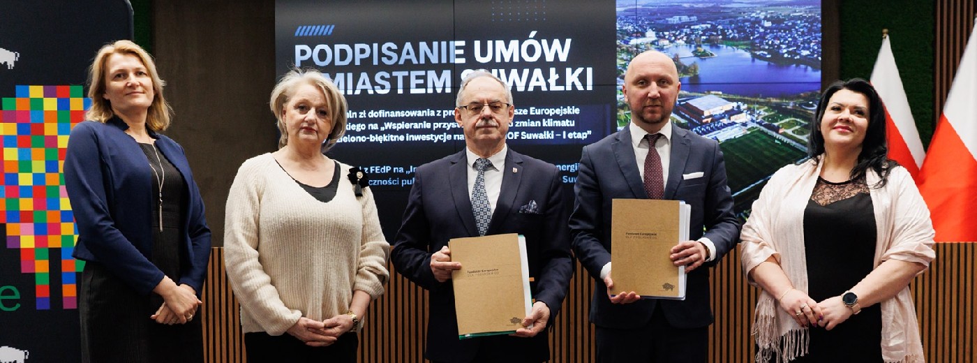 Miasto oraz Gmina Suwałki już oficjalnie z pokaźnymi środkami z Unii Europejskiej